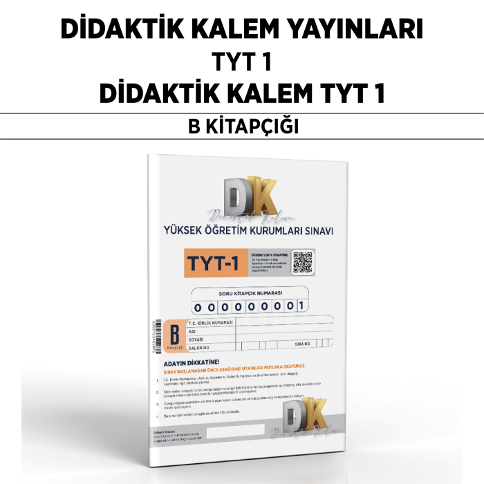DİDAKTİK KALEM TYT SNV 1-B - 25-26